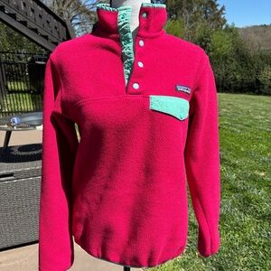 Patagonia Synchilla lightweight fleece snap T jacket women’s size Small